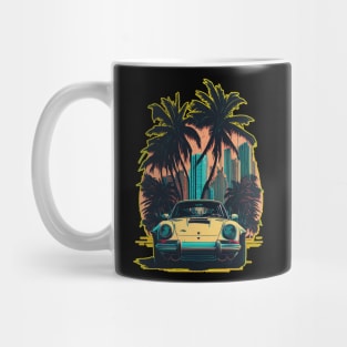 911 classic beach car Mug